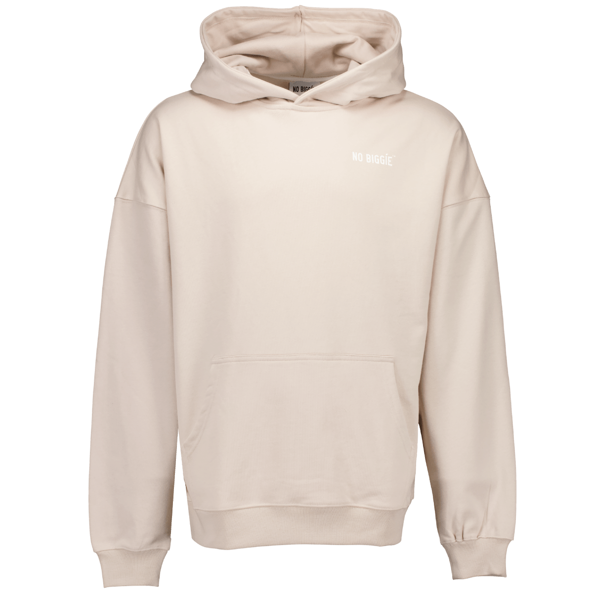 003 Oversized Hoodie (Beige) | No Biggie Clothing