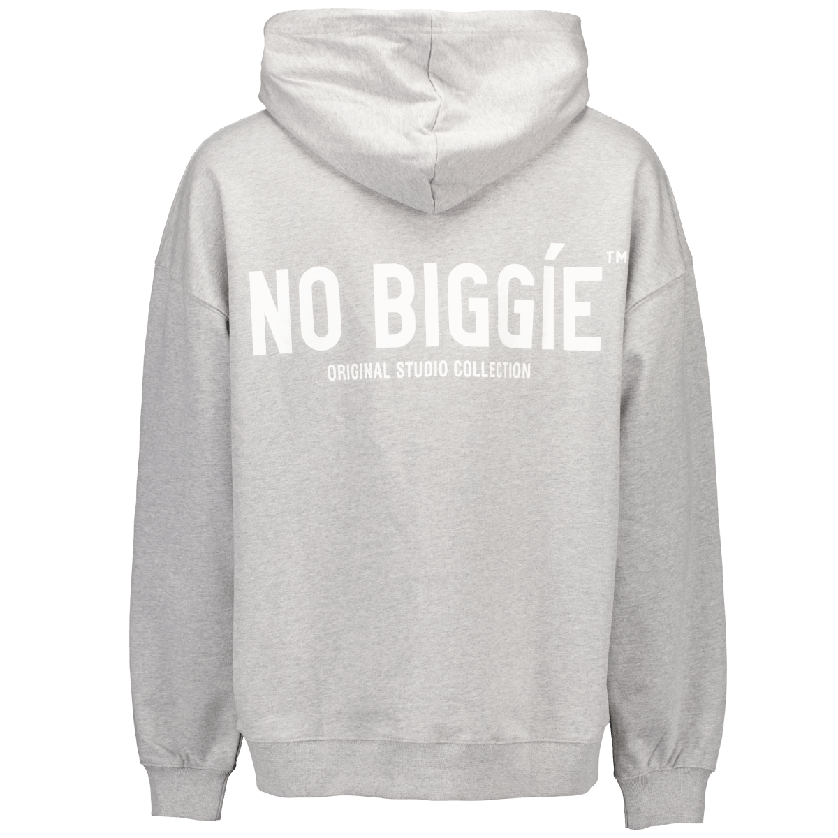 003 Oversized Hoodie (Ljusgrå) | No Biggie Clothing