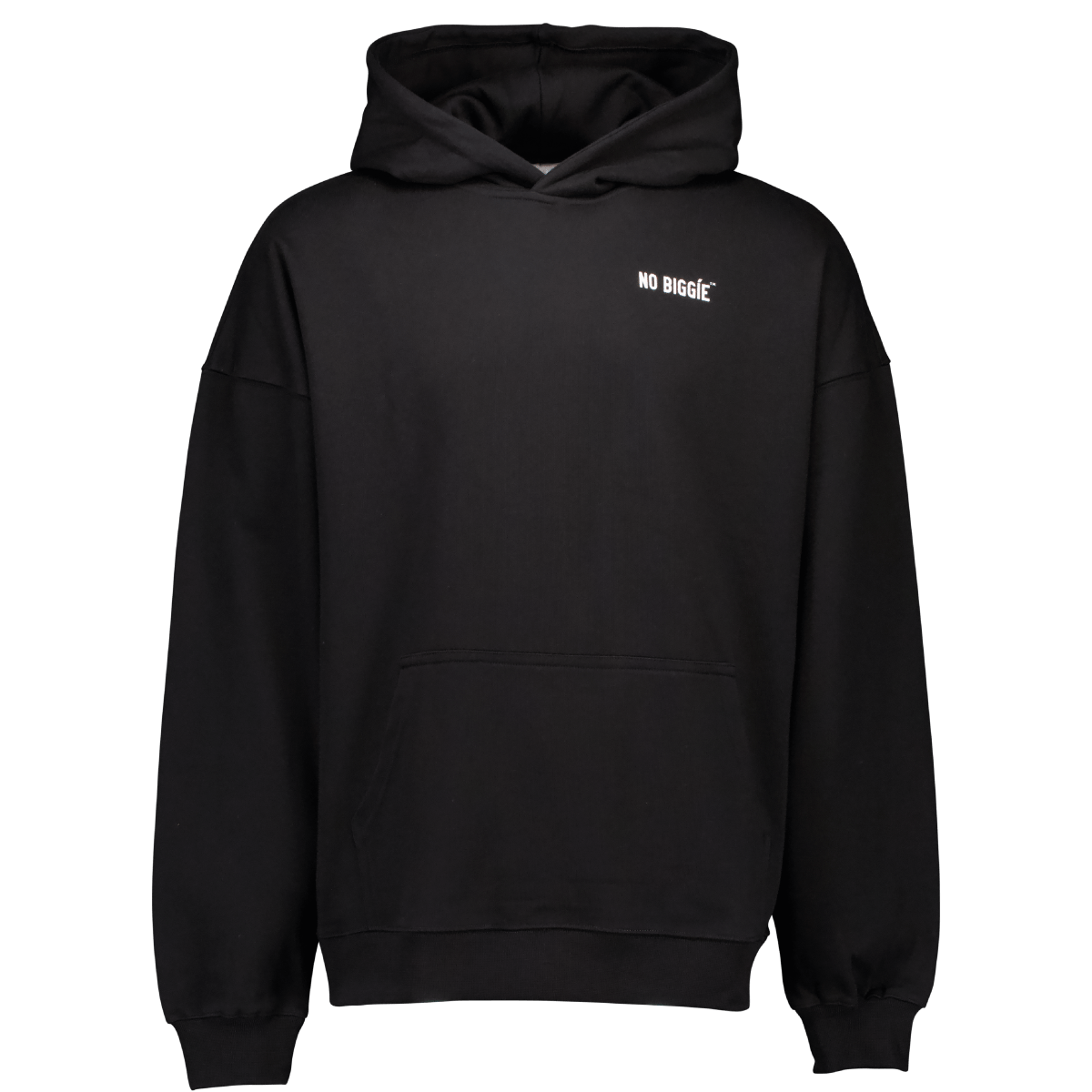 003 Oversized Hoodie (Svart) | No Biggie Clothing