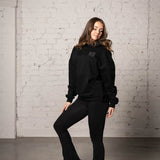 004 Oversized Hoodie (Black Drop) | No Biggie Clothing