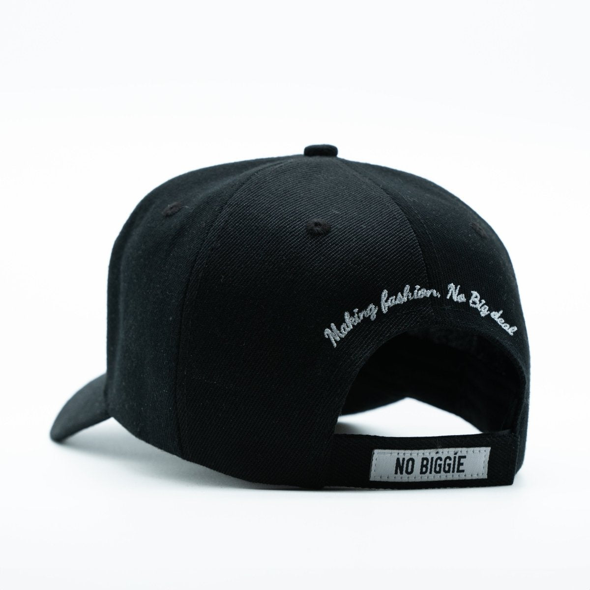 NB - Baseball Cap (Black) | No Biggie Clothing