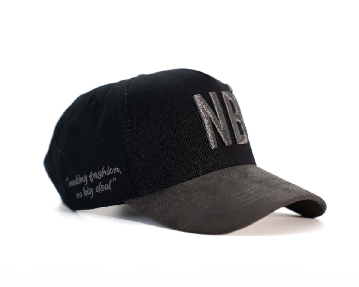 NB - Baseball Cap (Svart/Grå) | No Biggie Clothing