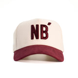 NB - Baseball Cap (Vinröd) | No Biggie Clothing