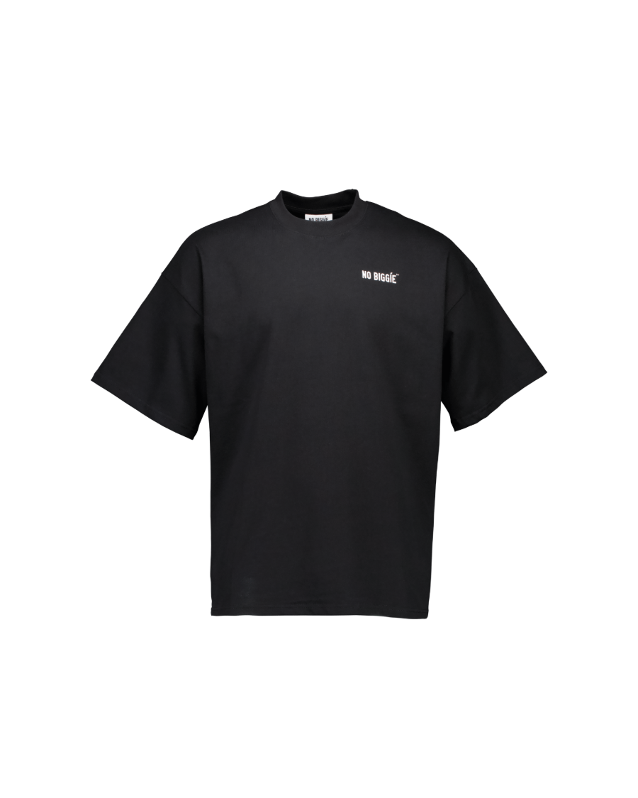 002 oversized t-shirt black front