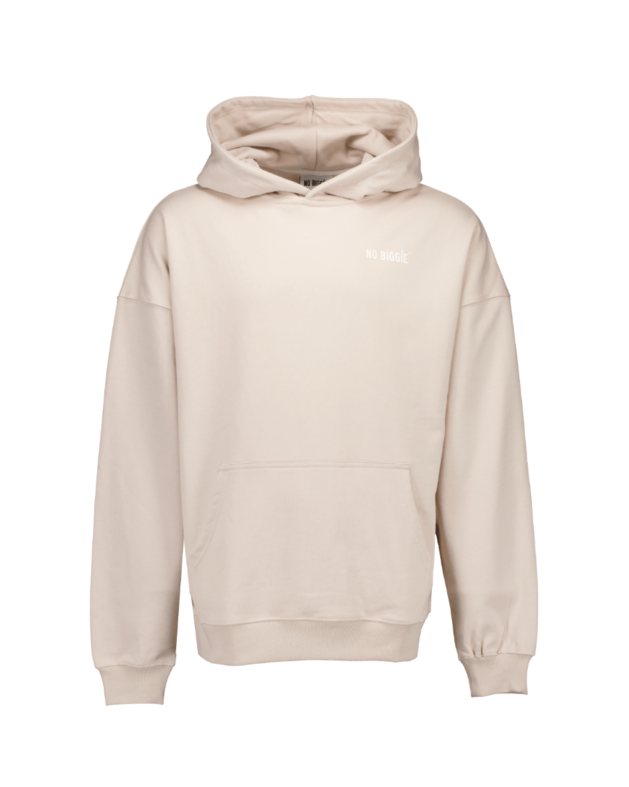 003 oversized hoodie beige front