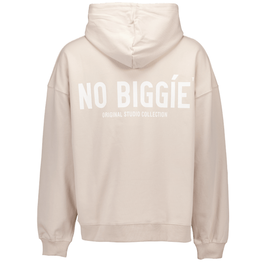 003 Oversized Hoodie (Beige) | No Biggie Clothing