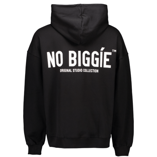 003 Oversized Hoodie (Svart) | No Biggie Clothing