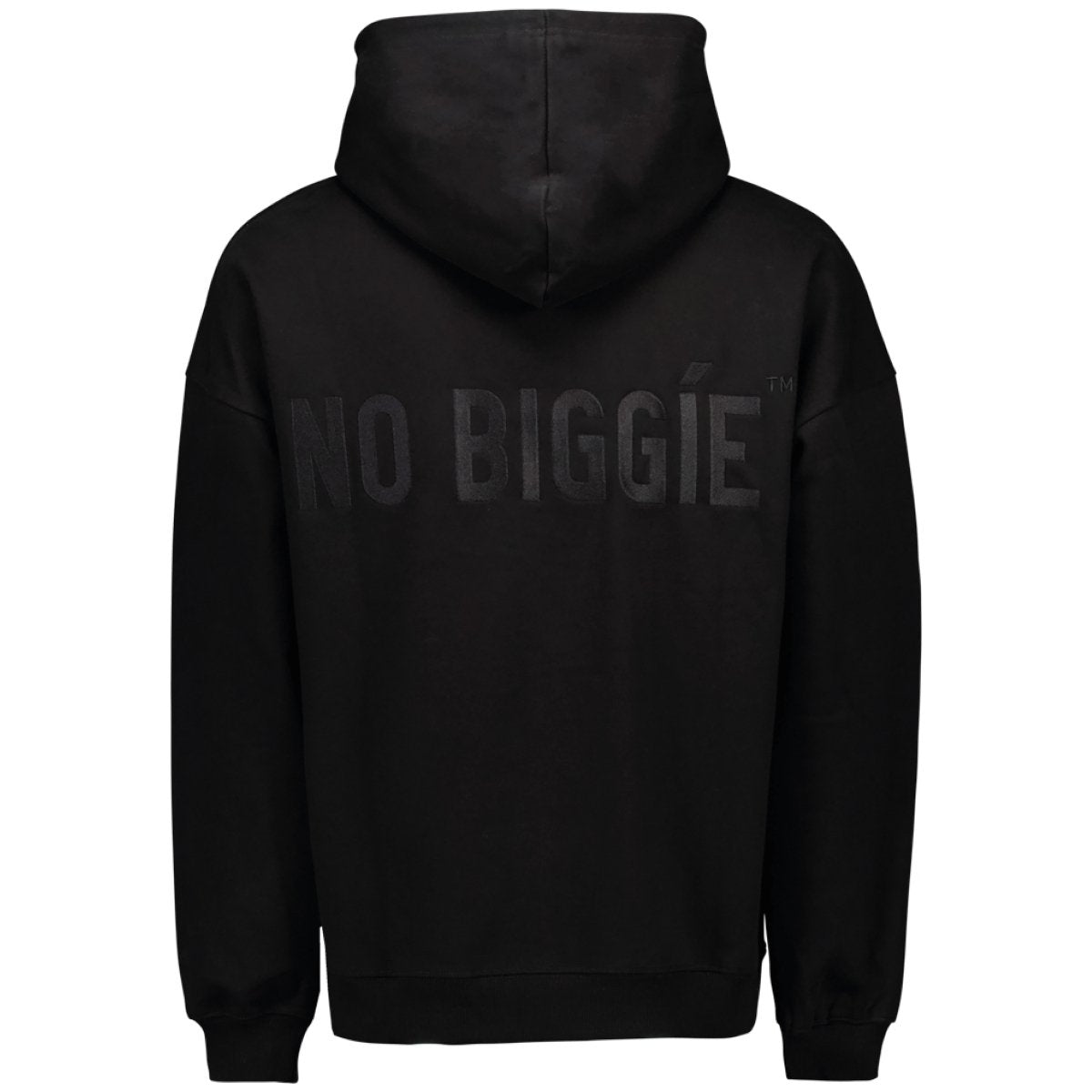 004 Oversized Hoodie (Black Drop) | No Biggie Clothing