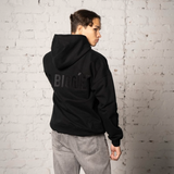 004 Oversized Hoodie (Black Drop)