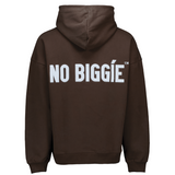 004 oversized hoodie brown teddy back