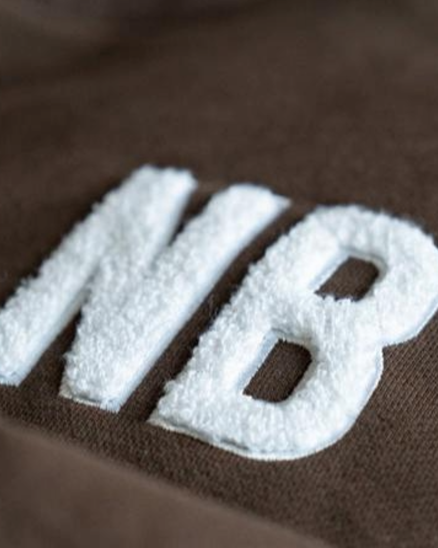 004 oversized hoodie brown teddy detail