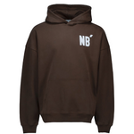 004 oversized hoodie brown teddy front