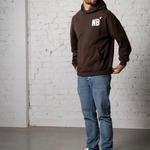 004 oversized hoodie brown teddy model-1