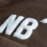 004 Oversized Hoodie (Brown Teddy) | No Biggie Clothing