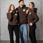 004 Oversized Hoodie (Brown Teddy) | No Biggie Clothing