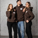 004 Oversized Hoodie (Brown Teddy) | No Biggie Clothing