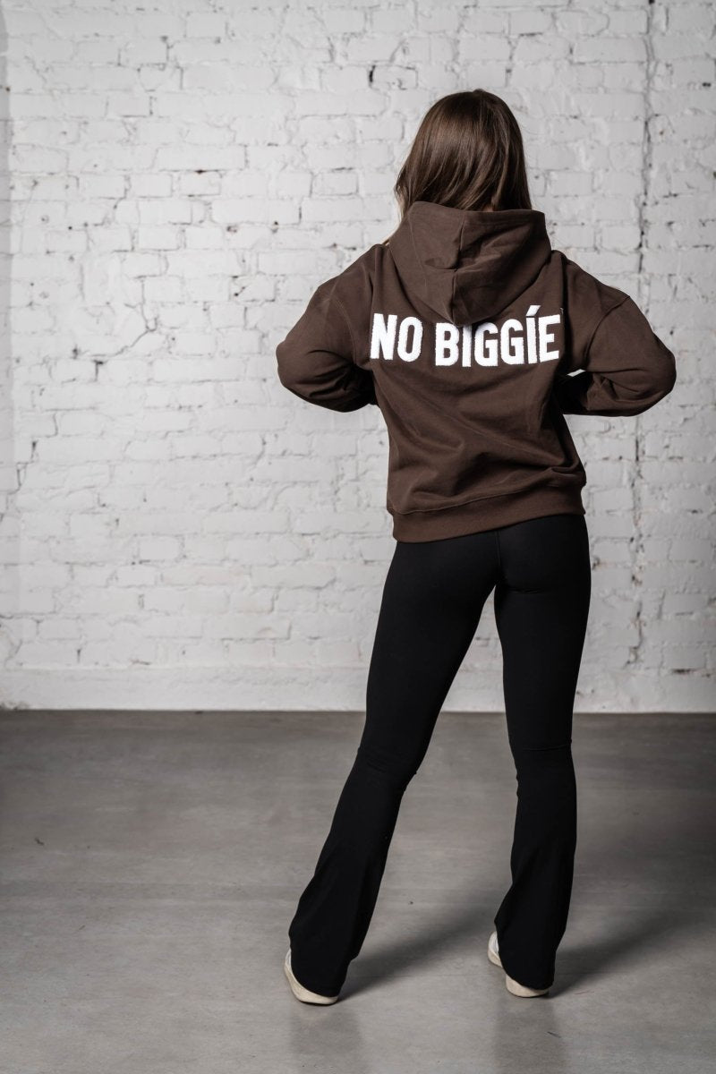 004 Oversized Hoodie (Brown Teddy) | No Biggie Clothing