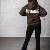 004 Oversized Hoodie (Brown Teddy) | No Biggie Clothing