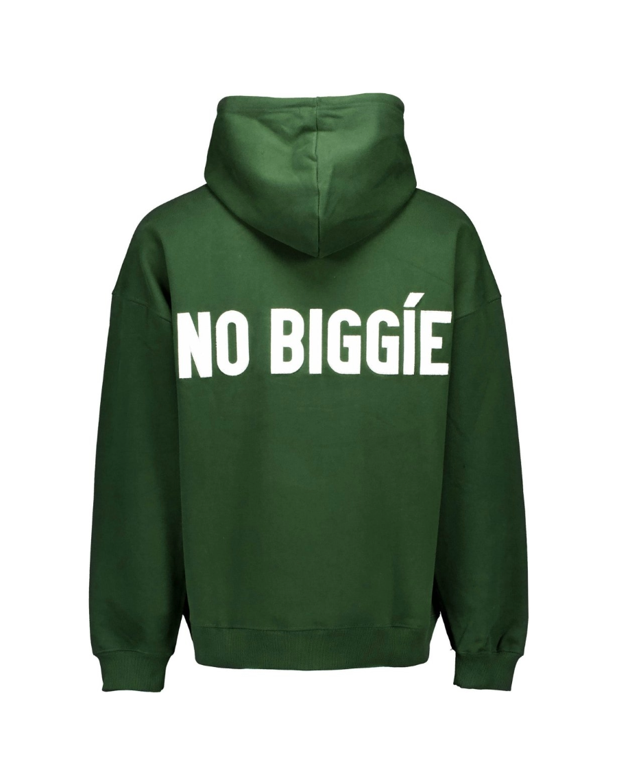 004 oversized hoodie forest green back