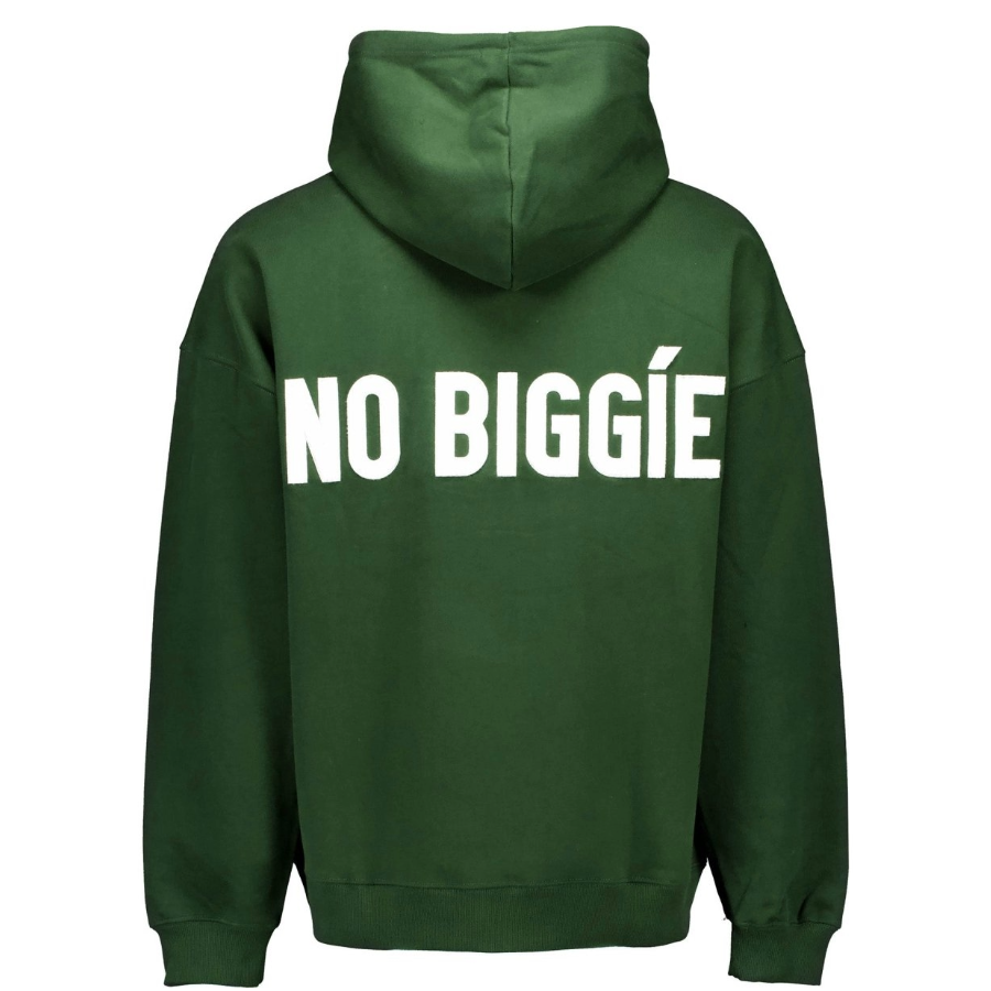 004 oversized hoodie forest green back