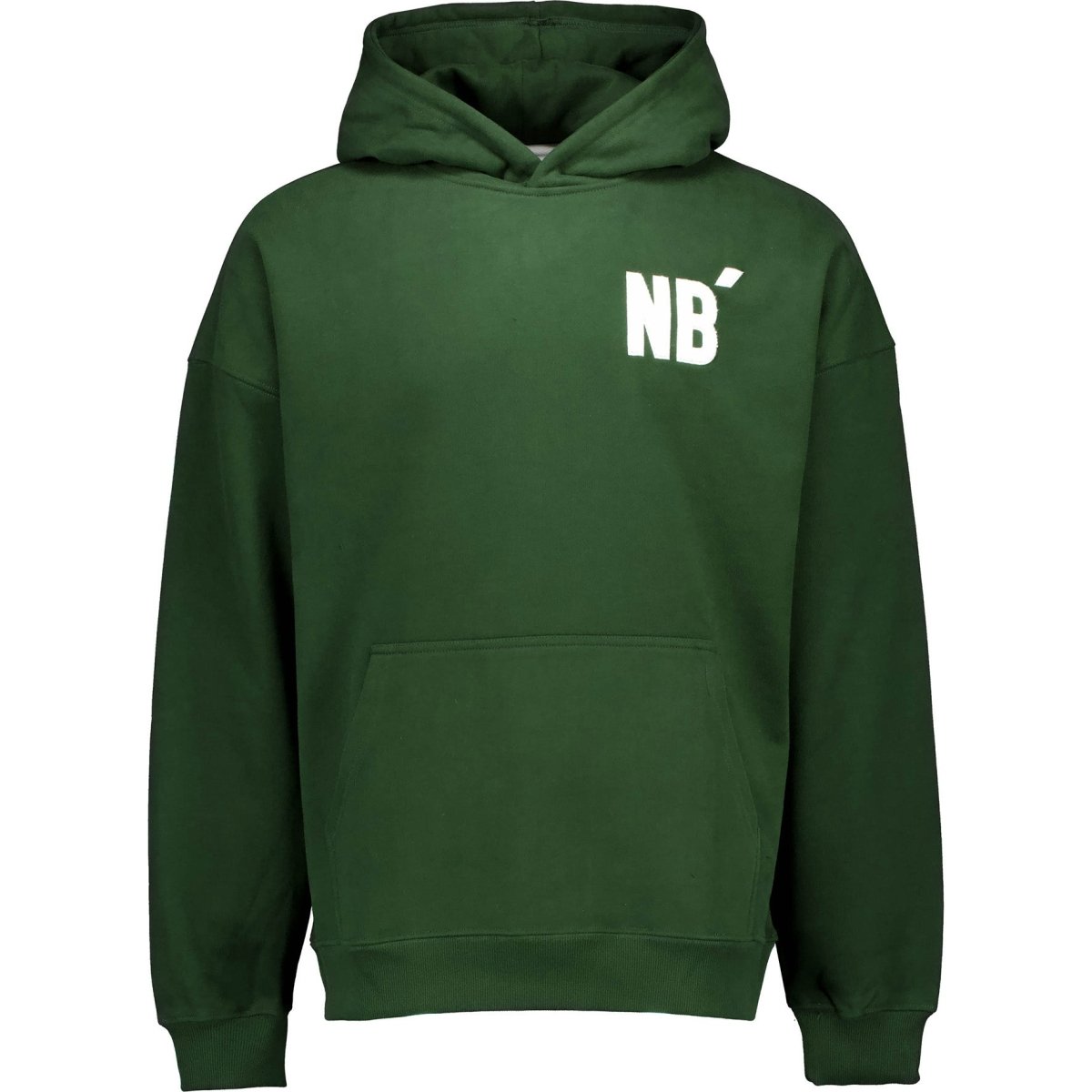 004 Oversized Hoodie (Forest Green) | No Biggie Clothing