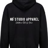 004 Oversized Hoodie Black Back