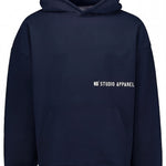 004 Oversized Hoodie Dark Navy Front