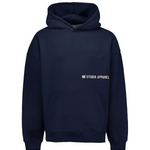 004 Oversized Hoodie Dark Navy Front