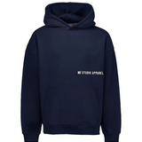 004 Oversized Hoodie Dark Navy Front
