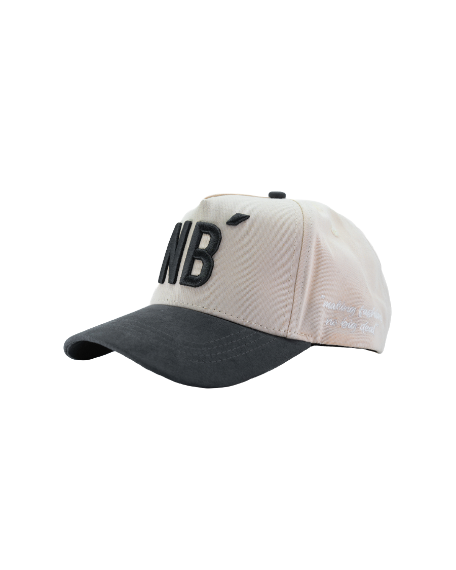NB baseball cap dark grey side