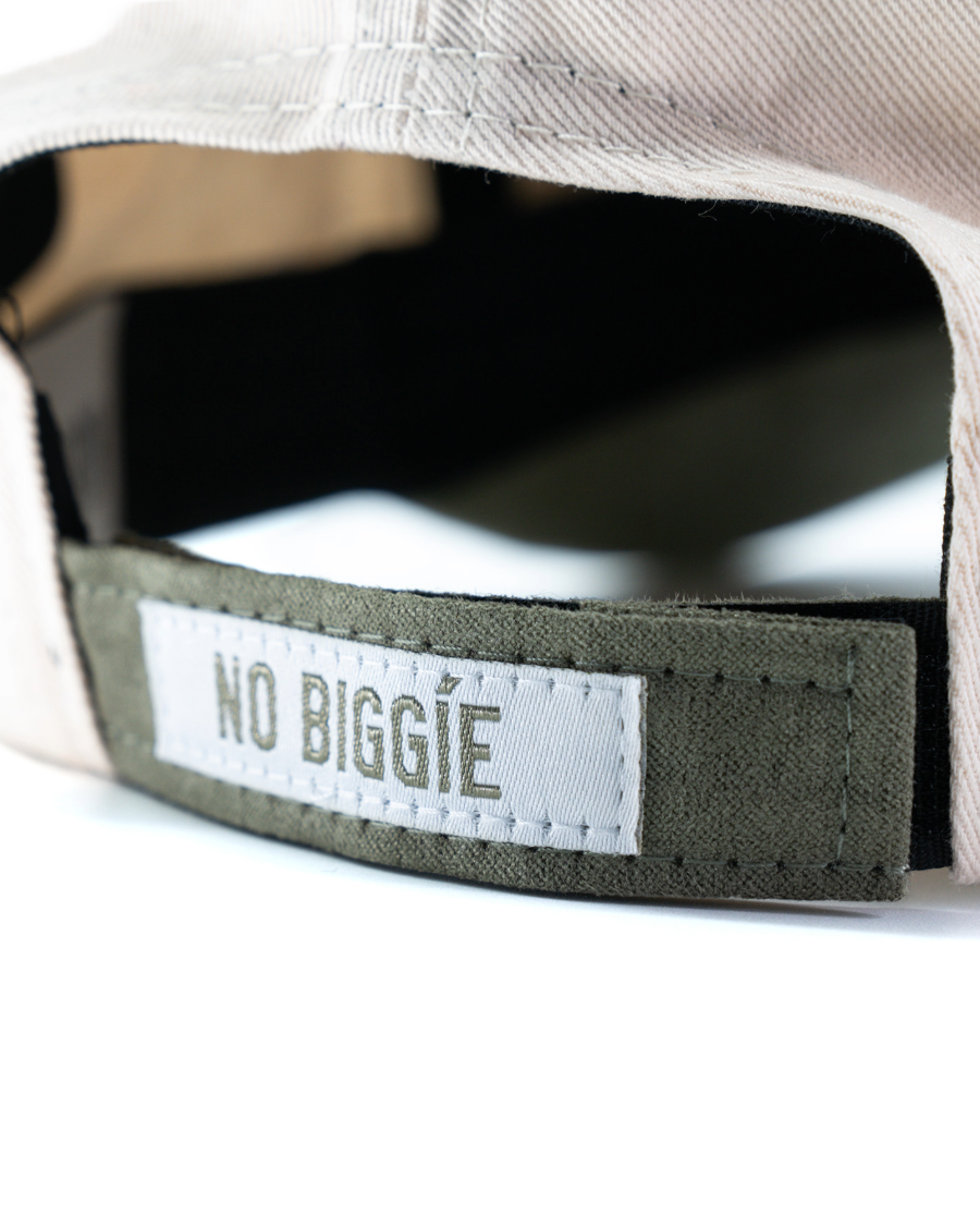 NB baseball cap olive green buckle