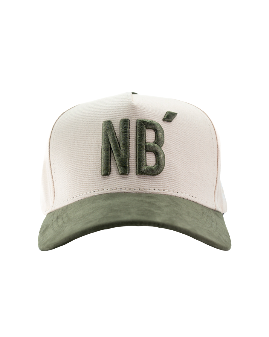 NB baseball cap olive green front