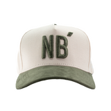 NB baseball cap olive green front