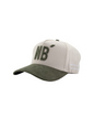 NB baseball cap olive green side