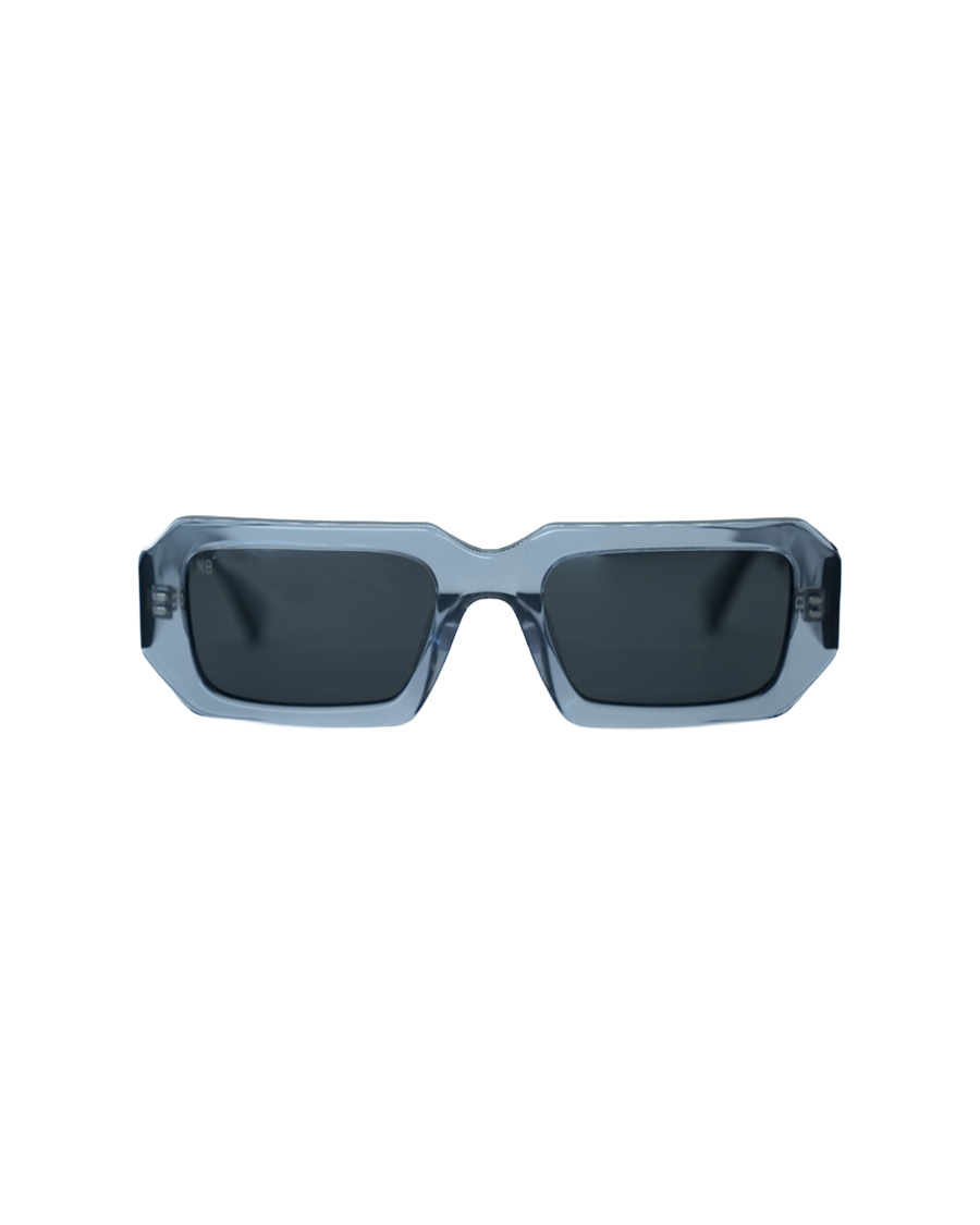 No biggie sunglasses smoked grey front