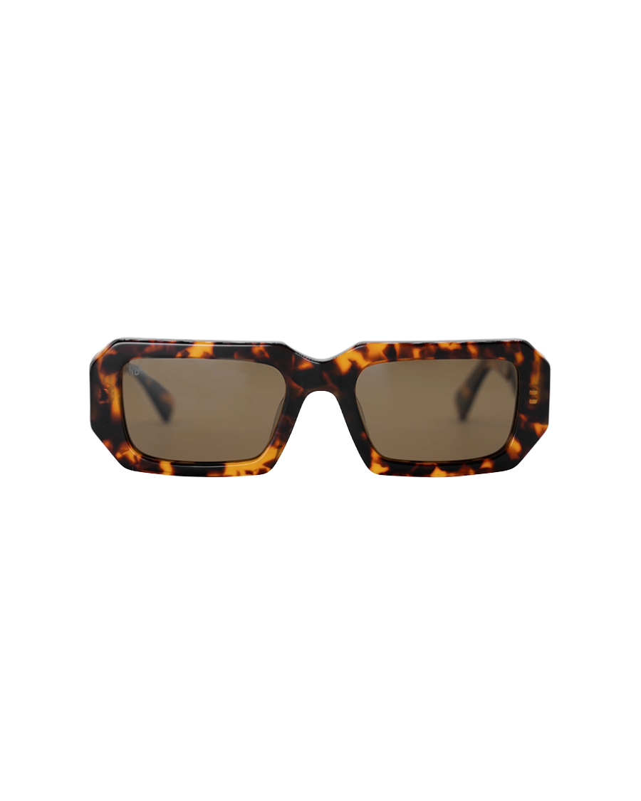 No biggie sunglasses tortoise front