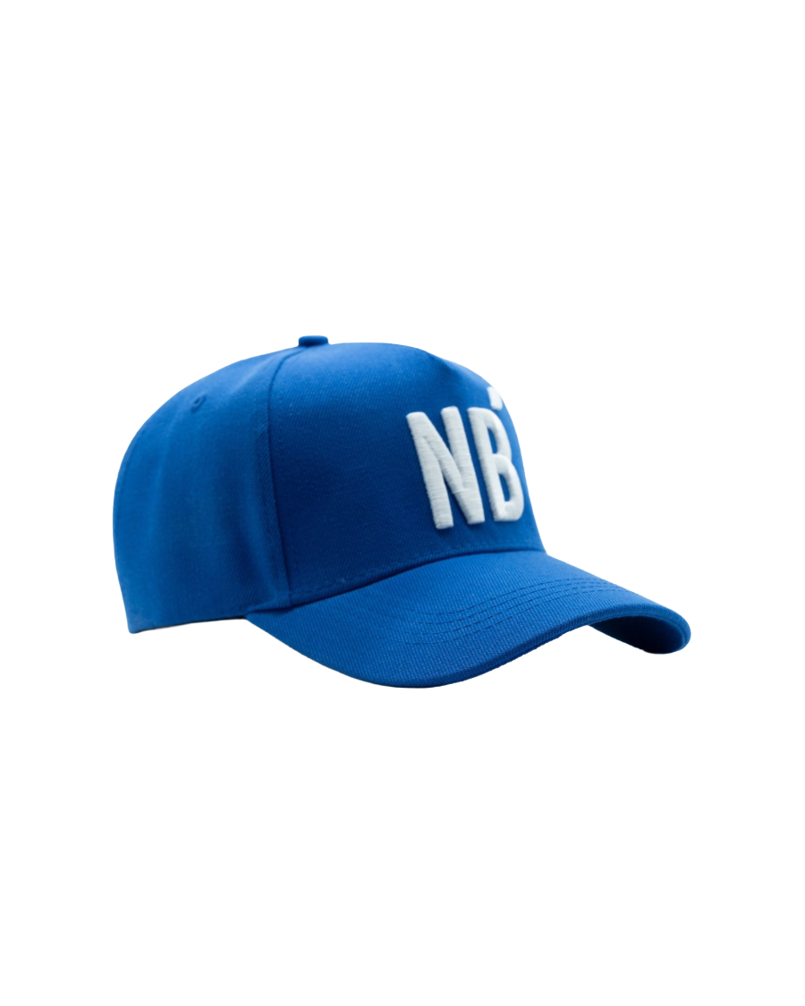 nb baseball cap blue side
